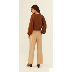 Calça Alfaiataria Reta Twill