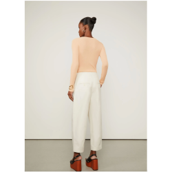 Calça Slouchy Sem Cós Aplicado
