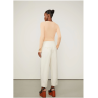 Calça Slouchy Sem Cós Aplicado