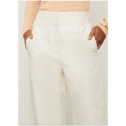Calça Slouchy Sem Cós Aplicado