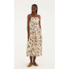 Vestido Cropped Balonê Estampado Cogu